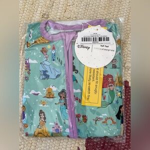 NWT little sleepies princess dreams zippy